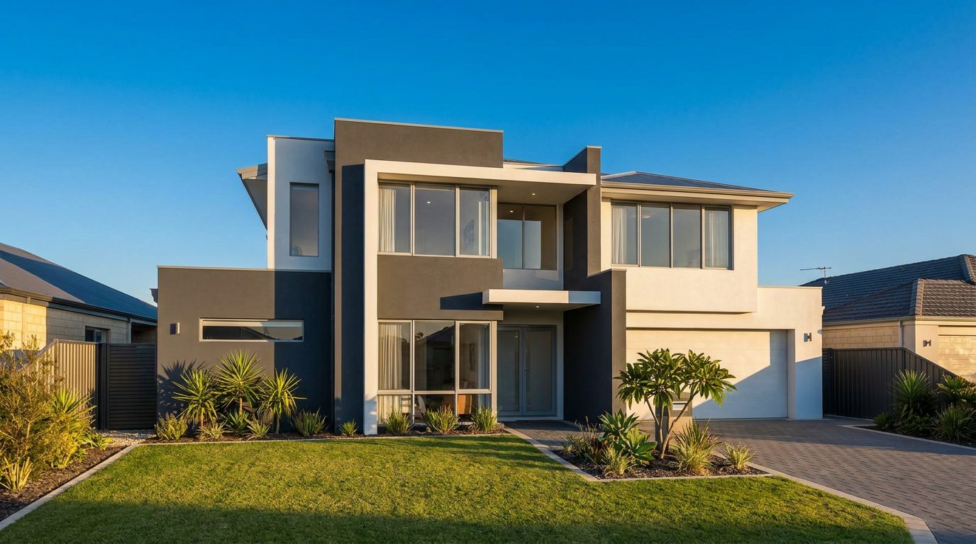Exterior repaint · contemporary home by SBK Precision Coating